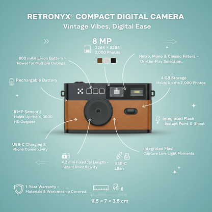 Retronyx® Compact Digital Camera